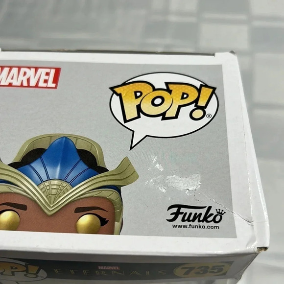 Funko Pop Marvel AJAX. 735  ETERNALS bobble  head figurine. Sealed - Picture 6 of 7